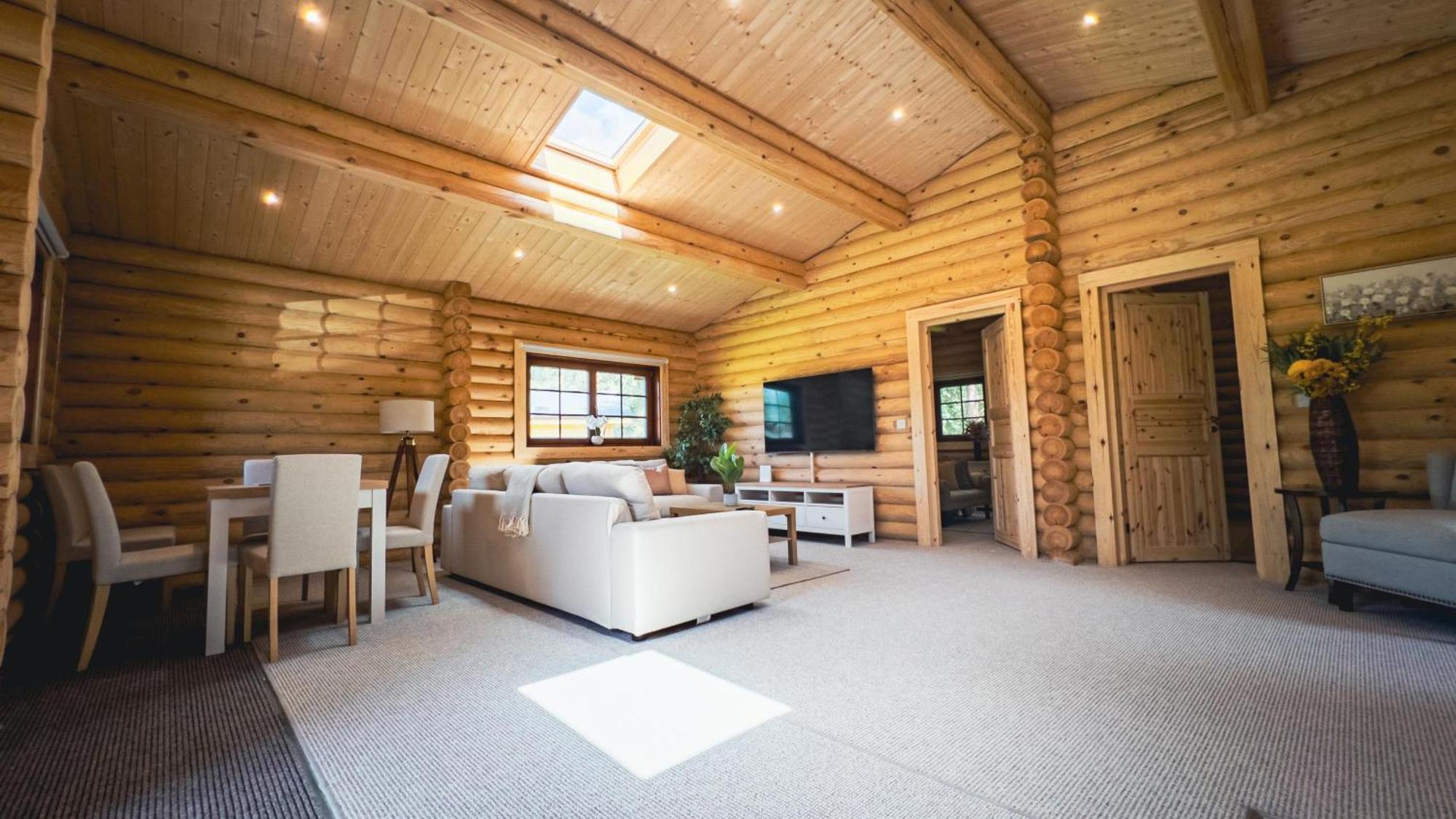Aspen Lodge, Amazing New Log Cabin With Hot Tub - Sleeps 6 - Felmoor Park Morpeth Cameră foto